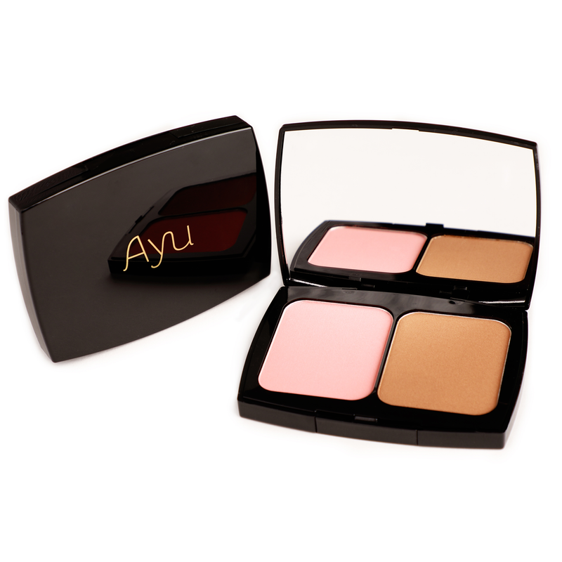 AYU 'Natural Glow' Blush & Bronze Palette
